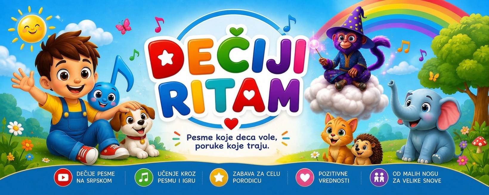 Dečiji Ritam — Pesme koje deca vole, poruke koje traju.